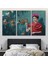 Kelebekler ve Ünlü Ressam Dekoratif Kanvas Tablo, Duvar Dekoru 5169 3