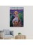 Kadın ve Mor Lavanta Tarlası Dekoratif Kanvas Tablo, Duvar Dekoru 5954 2