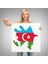 Komşu Azerbaycan Haritası Dekoratif Kanvas Tablo, Duvar Dekoru 5806 7