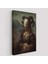 Canavar ve Mona Lisa Duruşu Dekoratif Kanvas Tablo, Duvar Dekoru 6246 1
