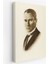 Mustafa Kemal Atatürk Portresi Dekoratif Kanvas Tablo, Duvar Dekoru CI59 1
