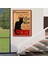 Le Chat Noir Kara Kedi Afiş Dekoratif Kanvas Tablo, Duvar Dekoru 6431 4
