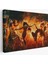 Ateş ve Dans Eden Kadınlar Şabat Ayini Dekoratif Kanvas Tablo, Duvar Dekoru 6568 1