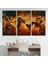 Ateş ve Dans Eden Kadınlar Şabat Ayini Dekoratif Kanvas Tablo, Duvar Dekoru 6568 3