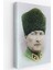 Mustafa Kemal Atatürk Portresi Dekoratif Kanvas Tablo, Duvar Dekoru CF56 1