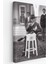 Mustafa Kemal Atatürk Kahvesini Içerken Fotoğrafik Dekoratif Kanvas Tablo, Duvar Dekoru EZ124 1