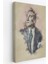 Mustafa Kemal Atatürk Portresi Karakalem Dekoratif Kanvas Tablo, Duvar Dekoru DC80 1