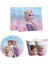 Pembe Elsa Temalı Doğum Günü Parti Seti, Tabak, Bardak ve Peçete, Renkli ve Eğlenceli 1