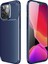 Bfs iPhone 13 Pro Max Kılıf Auto Focus Karbon Kapak - Lacivert 1