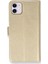 Bfs iPhone 12 Mini Kılıf Trend S Plus Kapaklı Kılıf - Gold 1