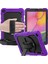 Bfs Samsung Galaxy T510 Tab A 10.1 Kılıf Pars Tablet Kapak - Mor 4
