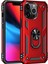 Bfs iPhone 14 Pro Kılıf Sofya Yüzüklü Silikon Kapak - Kırmızı 1