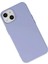 Bfs iPhone 14 Plus Kılıf Nano Içi Kadife Silikon - Lila 3