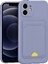 Bfs iPhone 11 Kılıf Kelvin Kartvizitli Silikon - Lila 1
