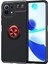 Bfs Xiaomi Mi 11 Lite Kılıf Range Yüzüklü Silikon - Siyah-Kırmızı 1