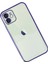 Bfs iPhone 12 Kılıf Razer Lensli Silikon - Mor 3