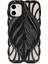 iPhone 11 Kılıf Yaprak Desenli Parlak Darbe Önleyici Silikon Kapak 1