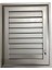 Plastik Menfez 30X30 Gümüş Banyo Wc Havalandırma 1
