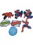 Kırmızı 6'lı Spiderman Tavan Süsü, Parti Dekorasyonu, Eğlenceli ve Renkli Süsler 2