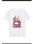 Kız Labubu Çocuk Baskılı T-Shirt - Beyaz 1
