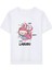 Kız Labubu Çocuk Baskılı T-Shirt - Beyaz 1