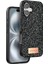 Onegif iPhone 16 Bright Simli Kapak - Siyah 1