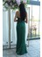 Zümrüt Pul Taş Işlemeli Straplez Balık Abiye 9705304.123 7