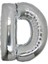 Metalik Gri Helyum Balon 40 Inç, 100CM, Gümüş Renkli Balon, D Harfi Tasarımı 1