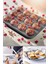 Gri 12'li Yanmaz Yapışmaz Muffin Kalıbı, Pratik ve Şık Kek Kalıbı Seti 1