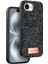 Onegif Apple iPhone 16E Bright Simli Kapak - Siyah 1