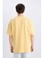 Oversize Geniş Kalıp Ütü Gerektirmeyen Bisiklet Yaka Kısa Kollu Basic Düz Ağır Kumaş Tişört X3926AZ25SP 5
