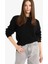 Regular Fit Bisiklet Yaka Kazak H6905AZ25WN 1