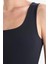 Slim Fit Dar Kesim Basic Düz Kare Yaka Atlet C2622AX25AU 5