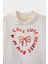 Kız Bebek 2'li Takım Baskılı İçi Yumuşak Tüylü Sweatshirt Eşofman Altı F3744A525AU 3