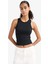 Slim Fit Dar Kesim Halter Yaka Fitilli Kaşkorse Atlet A8859AX25AU 3