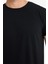 Long Muscle Fit Bisiklet Yaka Basic Düz Kısa Kollu Tişört N2104AZ25AU 5