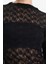 Slim Fit Dar Kesim Kayık Yaka Dantel Uzun Kollu Bluz F8116AX25AU 5