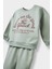 Erkek Bebek 2'li Takım Baskılı Sweatshirt Beli Lastikli Eşofman Altı E9261A525AU 3