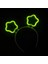 Karanlıkta Parlayan Fosforlu Yıldız Taç, 12 Adet, Eğlence ve Dekorasyon Için Ideal 5