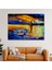 Gün Batımı ve Okyanus, Modern Dekoratif Kanvas Tablo, Duvar Dekoru 1212 2