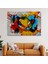 Yağlıboya Görünüm Soyut Çalışma Picasso Tarz Dekoratif Kanvas Tablo, Duvar Dekoru 3519 2