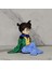 Conan Kudo Shinichi Oturma Pozisyonu Conan'ın Oturma Pozisyonu Küçüldü Q Versiyonu Bebek Anime Figür Süsleme Modeli (Yurt Dışından) 3
