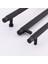Martin Siyah Metal Kulp 160 mm Mobilya Çekmece Mutfak Dolabı Dolap Modern Kapak Kulpları Grip Desen 4