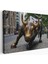 Boğa Heykeli Charging Bull Newyork Dekoratif Kanvas Tablo, Duvar Dekoru 5160 1