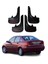 Ford Focus 1 Sd 1998-2004 Uyumlu Racing Yazılı 4'lü Tozluk Çamurluk Paçalık Modifiye 1