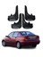 Ford Focus 1 Sd 1998-2004 Uyumlu Racing Yazılı 4'lü Tozluk Çamurluk Paçalık Modifiye 1