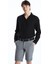 Yeni Sezon Slim Fit Uzun Kollu Armurlu Erkek Gomlek - S5FD87Z8 1
