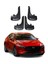 Mazda 3 Uyumlu Sports Yazılı 4'lü Tozluk Çamurluk Paçalık Modifiye 1