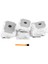 Irobot Roomba I7 I8 I3 I4 I6 I7+ Plus I ve S Serisi Için 12 Paket Vakum Torbası Temiz Taban Otomatik Kir Atma Torbaları (Yurt Dışından) 1