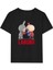 Kız Labubu Çocuk Baskılı T-Shirt - Siyah 1